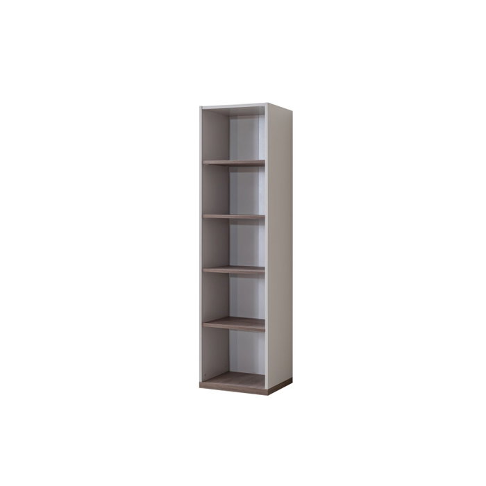 Hanah Home Milano Estantería Blanco y Marrón